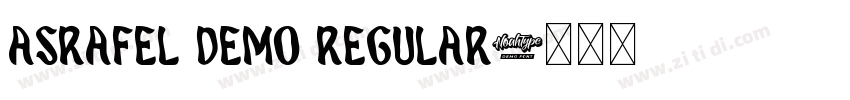 Asrafel Demo Regular字体转换